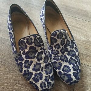 J. Crew Smoking Loafers Carpet Material